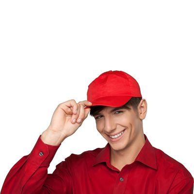 Mechaly Cotton Dad Hat Adjustable Cap (Orange) Image 2