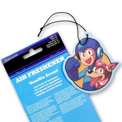 Mega Man and Rush Air Freshener  Vanilla Scented  Mega Man Legacy Collection Image 3