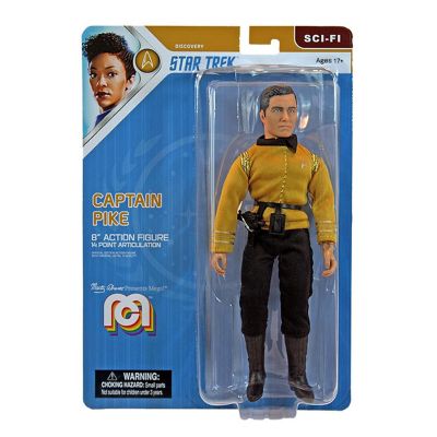Mego Star Trek Discovery Captain Pike 8 Inch Action Figure Image 3