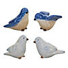 Melrose International Blue Bird Tabletop Figurine D&#233;cor, 2.5 Inches (Set of 4) Image 1