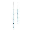 Melted Glass Icicle Drop Ornament (Set Of 6) 8.75"H, 11.75"H Glass Image 1