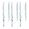 Melted Glass Icicle Drop Ornament (Set Of 6) 8.75"H, 11.75"H Glass Image 2