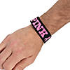 Men&#8217;s Pink Ribbon Breast Cancer Awareness Big Band Rubber Bracelets Image 1