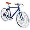 Men's 3-Speed 700c Urban Commuter Bicycle: Deep Blue Image 1