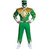 Men's Classic Muscle Power Rangers Green Ranger Classic Costume Image 1