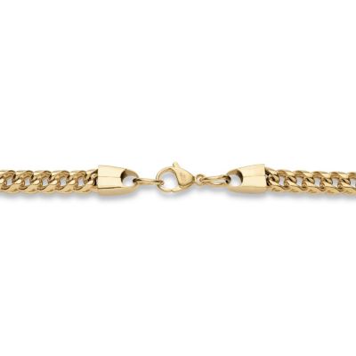 Men's Curb-Link Chain and Bracelet Set Size Image 1