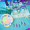 Mermaid Sparkle Party Iridescent Shell-Shaped Paper Dessert Plates - 8 Ct. Image 1