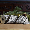 Merry Christmas 4" X 5 Yds. Ribbon Wired Cotton Image 2