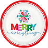 Merry Everything Christmas Paper Plates Image 1