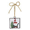 Metal Gnome with Tree Ornament (Set of 12) Image 1