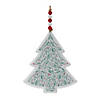 Metal Tree Ornament with Beaded Hanger (Set of 12) Image 2