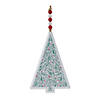 Metal Tree Ornament with Beaded Hanger (Set of 12) Image 3