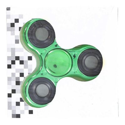 Metallic Fidget Spinner  Green Image 1