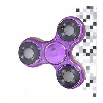 Metallic Fidget Spinner  Purple Image 1