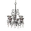 Midnight Blooms Candle Chandelier 10.25X10.25X12.75" Image 1