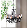 Midnight Elegance Candle Chandelier 13.5X12.12X14" Image 1