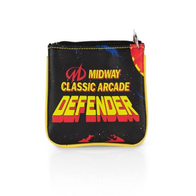 Midway Arcade Games Defender Themed Zippered Coin Purse & Mini Cash Wallet Image 1