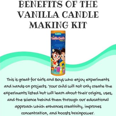 Mighty Mojo STEM Learner My Vanilla Candle Making Lab DYI Kids Science Kit Image 3