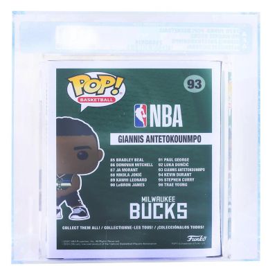 Milwaukee Bucks NBA POP  Giannis Antetokounmpo (Alternate)  Rated AFA 9.0 Image 1