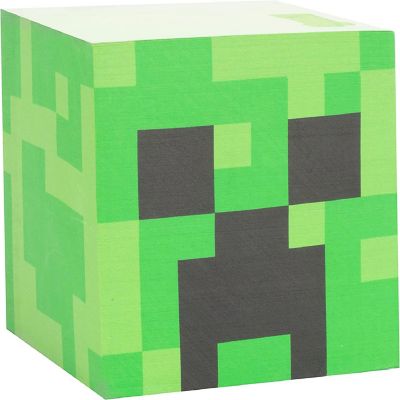 Minecraft Creeper Sticky Note Cube Image 1