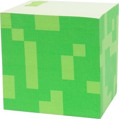 Minecraft Creeper Sticky Note Cube Image 3