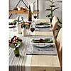 Mineral Eco-Friendly Chambray Fine Ribbed Placemat 6 Piece Image 1