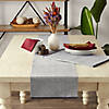 Mineral Eco-Friendly Chambray Fine Ribbed Placemat 6 Piece Image 4