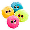 Mini Colorful Stuffed Hairball Characters - 12 Pc. Image 1