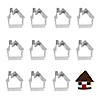 Mini Gingerbread House Cookie Cutters Image 1