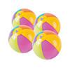 Mini Inflatable 5" Bright Beach Balls - 12 Pc. Image 1