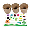 Mini Papier-M&#226;ch&#233; Garden Pot Craft Kit - Makes 12 Image 1