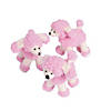 Mini Pink Stuffed Poodles - 12 Pc. Image 1