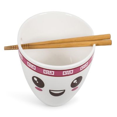 Miso Hungry Japanese Dinnerware Set  16-Ounce Ramen Bowl and Chopsticks Image 1