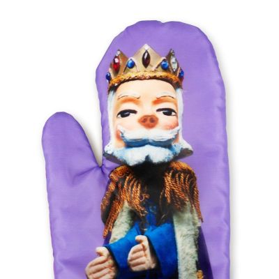Mister Rogers Neighborhood King Friday Puppet Oven Mitt  TV Show Merchandise Image 2