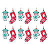 Mitten And Stocking Ornament (Set Of 12) 7"H, 8"H Mdf Image 4