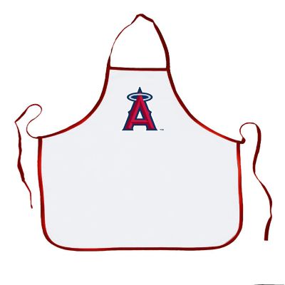 MLB Baseball Los Angeles Angels Sports Fan BBQ Grilling Apron Red Trim Image 1