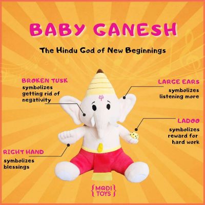 Modi Toys Baby Ganesh Collection - 3pc Image 1