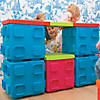 Modular Toy Storage Box Top: Blue/Red Image 3