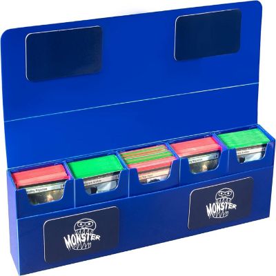 Monster Magnetic Hydra Five Deck Mega Storage Box - w/ 5 Removable Trays for Gaming TCGs-Compatible w/ Yugioh, MTG, Pok&#233;mon - Long Lasting, Durable Construction Image 1
