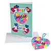 Mother&#8217;s Day Card & Ornament Craft Kit - Makes 12 Image 1