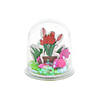 Mother&#8217;s Day Flower Glitter Snow Globe Craft Kit - Makes 12 Image 1