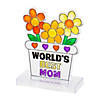 Mother&#8217;s Day World&#8217;s Best Mom Suncatchers with Stand - 12 Pc. Image 1