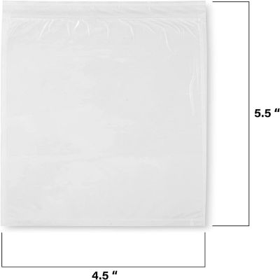 MT Products 4.5" x 5.5" Clear Envelope Pouch / Shipping Label Sleeves -Pack of 100 Image 1