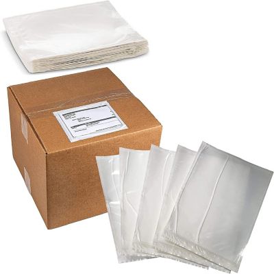 MT Products 4.5" x 6" Clear Envelope Pouch / Shipping Label Sleeves - Pack of 100 Image 1