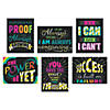 Multicolor Growth Mindset Posters - 6 Pc. Image 1