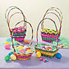 Multicolor Rectangular Bamboo Easter Baskets - 12 Pc. Image 3