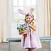 Multicolor Round Bamboo Easter Baskets - 12 Pc. Image 2
