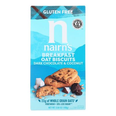Nairn's - Biscuits Chocolate & Coconut - Case of 6-5.64 OZ Image 1