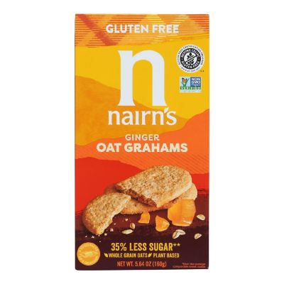 Nairn's - Cookie Gluten Free Ginger Oat Graham - Case of 6-5.64 OZ Image 1