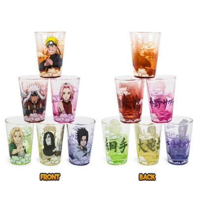 Naruto 2-Ounce Round Shot Glass Blind Pack  One Random Image 1